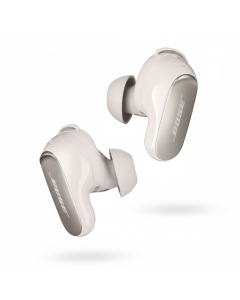 Bose QuietComfort Ultra Wireless Earbuds, Noise Cancelling, Spatial Audio, Bluetooth, Premium Sound - White