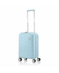 American Tourister Sparky 55cm Cabin Suitcase, Hard Top Polycarbonate Spinner, Mint Green, DuoSaf  TSA 008 Lock