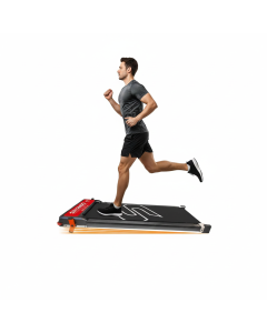 Sparnod Fitness Walking Pad Treadmill - 2.5HP, 3-in-1, LED Display, Compact Design, STH-3003 -Black