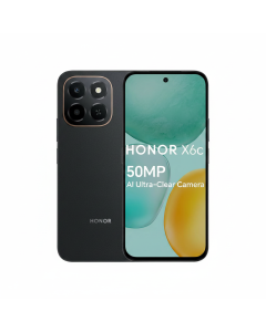 HONOR X6c Smartphone - 6GB RAM, 128GB Storage, 50MP Camera|Black