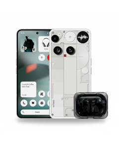 Nothing Phone (3) 5G Bundle - 12GB RAM, 256GB Storage, 50MP Camera | White