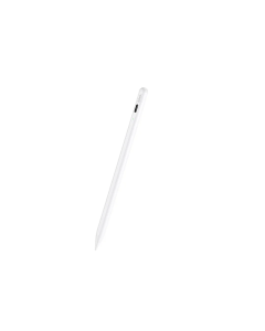 HOCO DGA13 Eternity Capacitive Stylus Pen for iPad, Digital Display, Palm Rejection, Tilt Sensitivity, USB-C Charging - White
