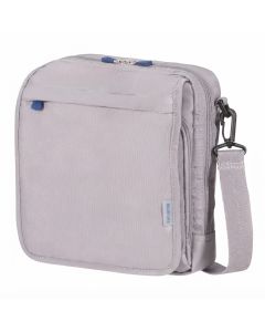 Samsonite Travel Accessories Excursion Bag Durable 100% Polyester Crossbody Organizer for Men | Dark Grey