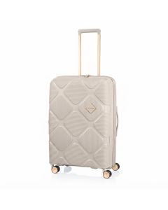 American Tourister Instagon 69cm Expandable Check-in Suitcase, Polypropylene Hard Shell, 4 Double TSA 008 Lock