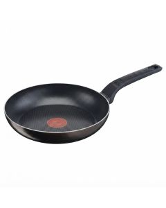 Tefal Easy Cook & Clean 30cm Frypan, Titanium Non-Stick Coating, Thermo-Signal Heat Indicator, Even Heat Distribution | Black - B5540702