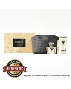 Guess Seductive 4Pc Women Gift Set – 75ML EDT, 15ML Travel Spray, 100ML Body Lotion & Pouch Fruity Floral Fragrance | 85715330239