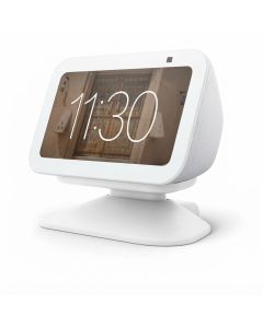 Amazon Echo Show 5 Adjustable Stand  (3rd Gen), 7.5W USB-C Charging Port, Adjustable Viewing Angle, Smart Display Stand | Glacier White