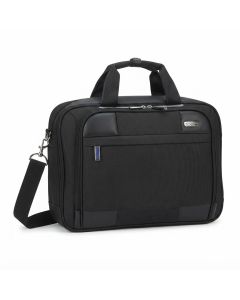 American Tourister Merit 3-Way Rolling Tote Spinner Bag - Black - Versatile Laptop Backpack Durable Polyester