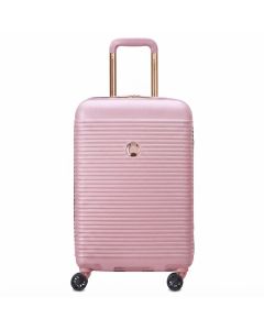 Delsey Securitech Freestyle 55cm 4-Wheel Expandable Suitcase, Patented Zip Securitech | Pink