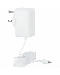 Amazon Power Adapter 22W for Echo Dot Max (2025 Release), Replacement Wall Charger, Reliable Power Supply | Glacier White