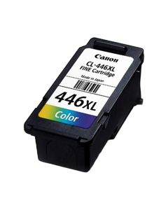 Canon CL-446XL Color Ink Cartridge, Genuine Canon Ink, High Yield 300 Pages, Cyan Magenta Yellow Tri-Color Printing & PIXMA Compatibility | 4960999974477