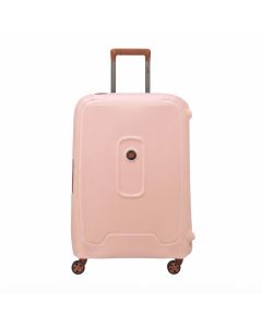 Delsey Moncey 69cm 4-Wheel Hardside Trolley Case - Durable Recycled Polypropylene Luggage, TSA Combination Padlock