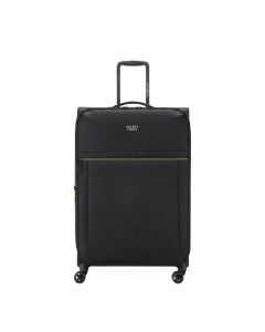 Delsey Brochant 3.0 78cm Large Softsided Luggage - Lightweight Expandable | Deep Black