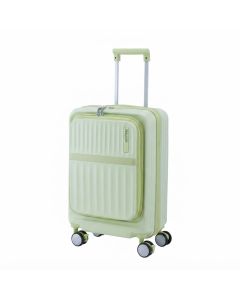 American Tourister Trento+ Hard Shell Carry-On Suitcase, 20 Inch 54cm, Polycarbonate Expandable  Matcha, TSA Approved Lock