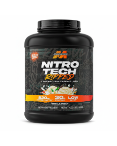 MuscleTech Nitro-Tech Ripped Whey Protein - 30g Protein for Lean Muscle & Weight Loss