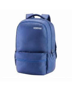American Tourister Slate 2.0 Backpack 01, 34L Laptop Bag for 15.6-inch Laptops, Lightweight Navy Blue, Polyester