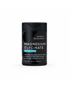 Sports Research Magnesium Glycinate for Restful Sleep - 120 Liquid Softgels