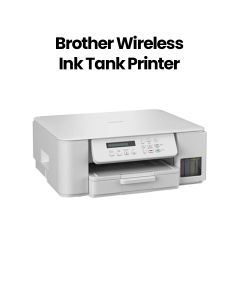 Brother A4 3-In-1 Ink Tank Printer, Wireless Connectivity, USB Connectivity, High-Quality Output, Low Running Cost - White - DCP-T536DW