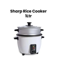 Sharp Rice Cooker 1.0L White | KS-H108G-W3