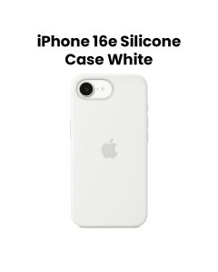 Apple Silicone Case With MagSafe For iPhone 16E, Lightweight And Slim Design, Premium And Comfortable Grip, Easy To Install - White - MD3P4ZM/A