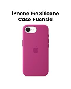 Apple Silicone Case With MagSafe For iPhone 16E, Lightweight And Slim Design, Premium And Comfortable Grip, Easy To Install - Fuchsia - MD3W4ZM/A