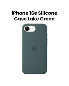 Apple Silicone Case With MagSafe For iPhone 16E, Lightweight And Slim Design, Premium And Comfortable Grip, Easy To Install - Lake Green - MD3X4ZM/A