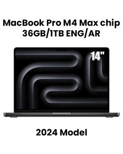 Apple MacBook Pro 36GB RAM 1TB SSD 14 Inch, M4 Max Chip, 14-Core CPU And 32-Core GPU, Liquid Retina XDR Display - Space Black - MX2K3AB/A