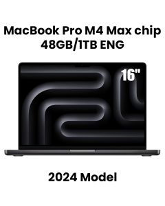 Apple MacBook Pro 48GB RAM 1TB SSD 16 Inch, M4 Pro Max Chip, 16 Core CPU And 40 Core GPU, Liquid Retina XDR Display - Space Black - MX313ZS/A