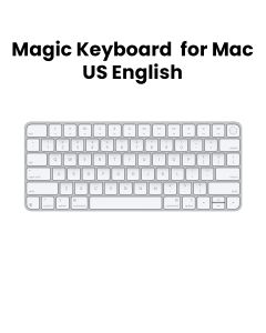Apple Magic US English Keyboard With Touch ID For Mac Models With Apple Silicon, Wireless And Rechargeable - Silver