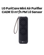 LG PuriCare Mini Air Purifier, Clean And Reliable Air, 4 Color Smart Display, Dual Inverter Motor - Black - AP151MBA1